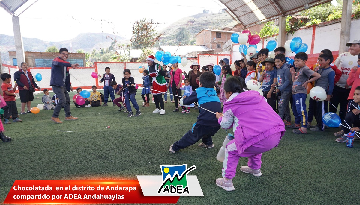 Llegada del equipo de ADEA a la comunidad de Andarapa.