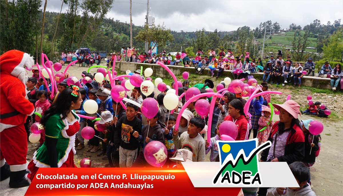 Momento de unión y alegría en Lliupapuquio.